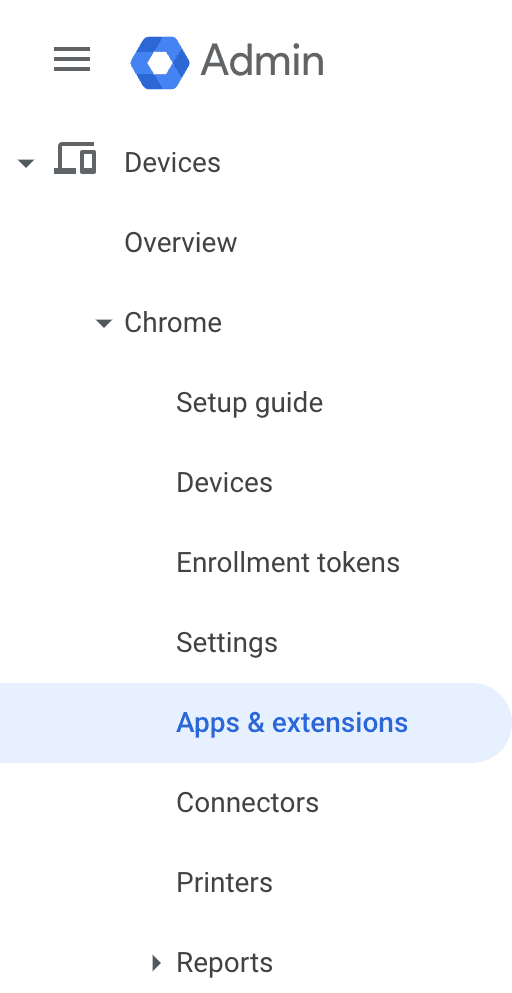 Google Admin Screenshot